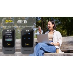POWERTECH 5G mobile router PT-1512, WiFi 6, AX900 dual band, 4000mAh