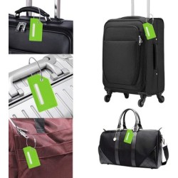 HOME USE ετικέτα βαλίτσας HUH-0246, 9.2x0.7x5.2cm, πράσινη