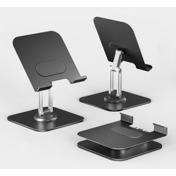 POWERTECH επιτραπέζια βάση για tablet PT-1494, foldable, μαύρη