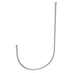 BRUNO σπιράλ ντους BRN-0243, ανοξείδωτο ατσάλι, 1.5m, ασημί