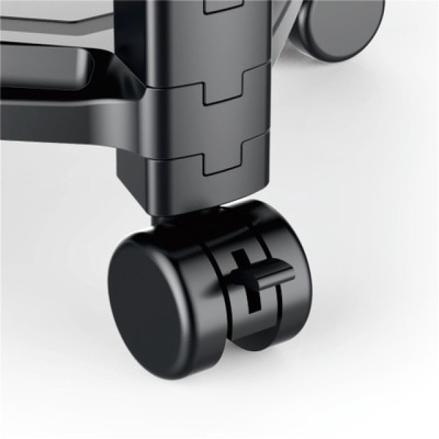 BRATECK ραφιέρα δαπέδου AMS-5L με ροδάκια, 3 ράφια, 50x33x63.5cm, έως 10kg, μαύρη BRATECK ραφιέρα δαπέδου AMS-5L με ροδάκια, 3 ράφια, 50x33x63.5cm, έως 10kg, μαύρη