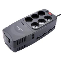 POWERTECH σταθεροποιητής ρεύματος PT-1496, 2000VA/1000W, 6x schuko