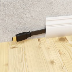 GOOBAY καλώδιο HDMI 77145 με Ethernet, flat, 8K/60Hz, 48 Gbps, 3m, μαύρο