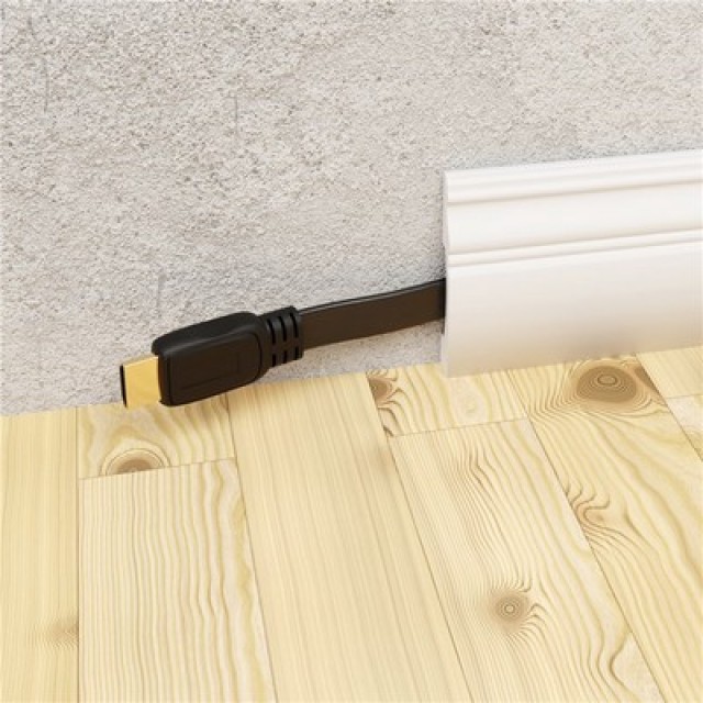 GOOBAY καλώδιο HDMI 77145 με Ethernet, flat, 8K/60Hz, 48 Gbps, 3m, μαύρο GOOBAY καλώδιο HDMI 77145 με Ethernet, flat, 8K/60Hz, 48 Gbps, 3m, μαύρο