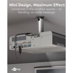 GOOBAY αντάπτορας DisplayPort 77130, 8K/144Hz, γωνιακός, μαύρος