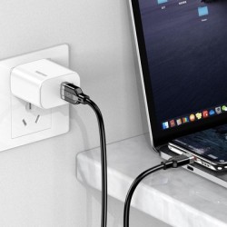 KAKUSIGA καλώδιο USB-C σε USB KSC-995, σιλικόνης, 5A, 480Mbps, 1m, λευκό