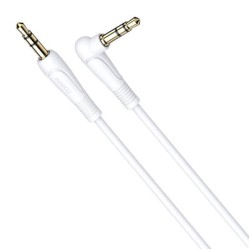 KAKUSIGA καλώδιο ήχου 3.5mm KSC-521, AUX, 90°, HiFi 1m, λευκό