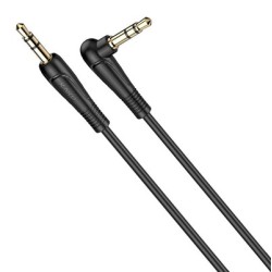 KAKUSIGA καλώδιο ήχου 3.5mm KSC-521, AUX, 90°, HiFi 1m, μαύρο