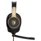 SADES gaming headset UPOWER, 3.5mm σύνδεση, 40mm, μαύρο/χρυσό SADES gaming headset UPOWER, 3.5mm σύνδεση, 40mm, μαύρο/χρυσό