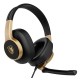 SADES gaming headset UPOWER, 3.5mm σύνδεση, 40mm, μαύρο/χρυσό SADES gaming headset UPOWER, 3.5mm σύνδεση, 40mm, μαύρο/χρυσό