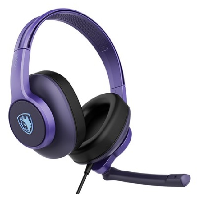 SADES gaming headset UPOWER, 3.5mm σύνδεση, 40mm, μωβ SADES gaming headset UPOWER, 3.5mm σύνδεση, 40mm, μωβ