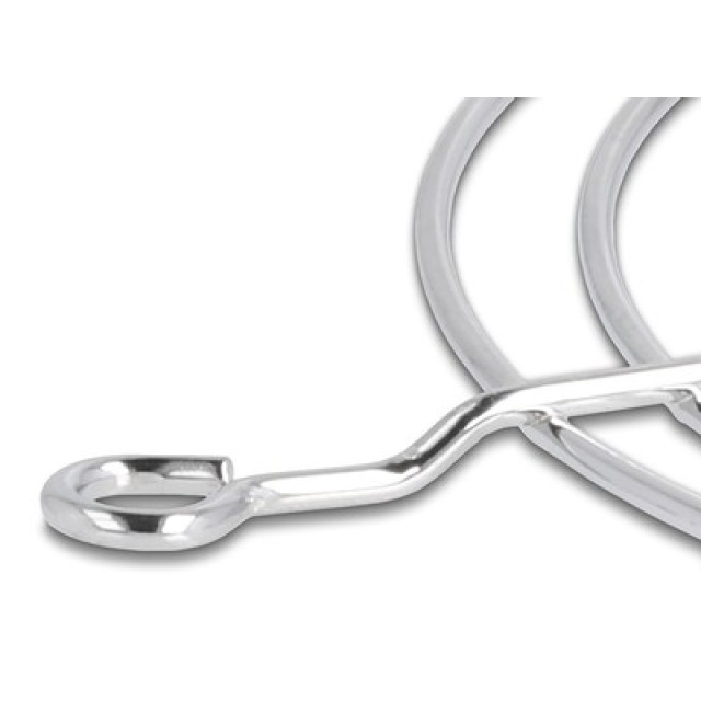 DELOCK σχάρα για 120mm ανεμιστήρα 67308, μεταλλική, ασημί