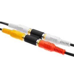 POWERTECH αντάπτορας 2x RCA θηλυκό σε θηλυκό CAB-R022, μαύρος POWERTECH αντάπτορας 2x RCA θηλυκό σε θηλυκό CAB-R022, μαύρος