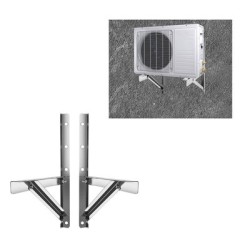 HOME USE επιτοίχια βάση κλιματιστικού HUH-0250, 410x490mm, ανοξείδωτη, έως 180kg