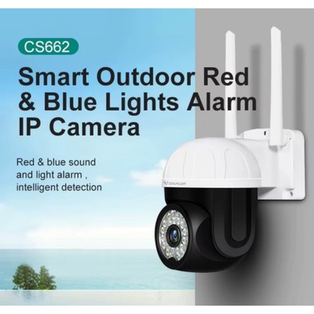 VSTARCAM smart κάμερα CS662, 3MP, WiFi, PTZ, SD, IP66 VSTARCAM smart κάμερα CS662, 3MP, WiFi, PTZ, SD, IP66