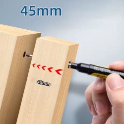 Ανεξίτηλος μαρκαδόρος σημαδέματος TOOL-0099 με μακριά μύτη, 45mm, μπλε, 2τμχ Ανεξίτηλος μαρκαδόρος σημαδέματος TOOL-0099 με μακριά μύτη, 45mm, μπλε, 2τμχ