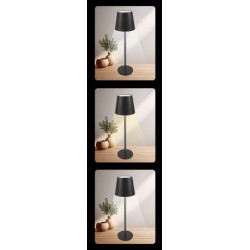 POWERTECH LED επιτραπέζιο φωτιστικό HLL-0194, ρυθμιζόμενο, επαναφορτιζόμενο, λευκό