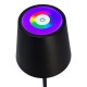 POWERTECH LED επιτραπέζιο φωτιστικό HLL-0195, RGB, ρυθμιζόμενο, επαναφορτιζόμενο, μαύρο