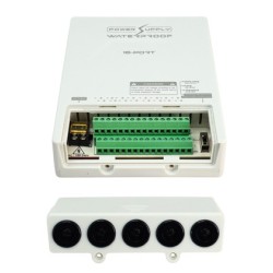 FOLKSAFE τροφοδοτικό συστημάτων CCTV FS-DC121608W, 16 εξόδων, 12V/8A, αδιάβροχο IP65