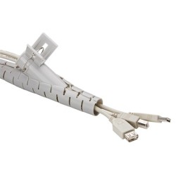 GOOBAY δεματικό καλωδίων 51922, πλαστικό, Φ20mm, 2.5m, γκρι