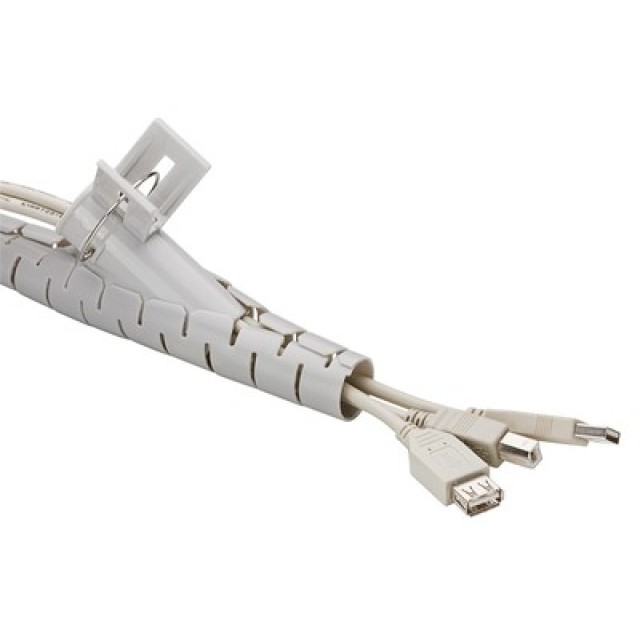 GOOBAY δεματικό καλωδίων 51922, πλαστικό, Φ20mm, 2.5m, γκρι