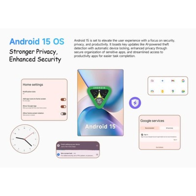 ULEFONE tablet Tab A9 Pro Kids, 8.68", 4/128GB, 4G, Android 15, 5040mAh, μπλε