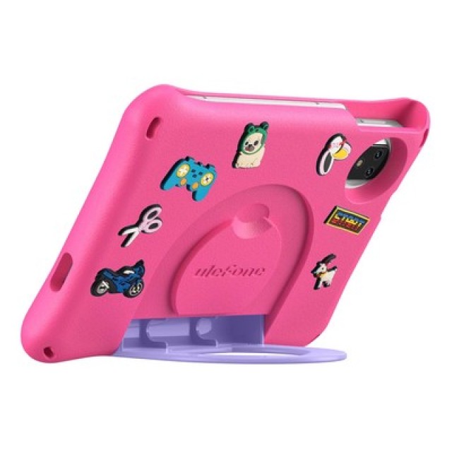 ULEFONE tablet Tab A9 Pro Kids, 8.68", 4/128GB, 4G, Android 15, 5040mAh, ροζ