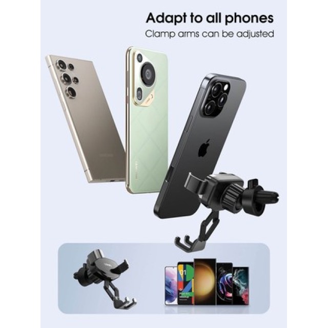 LDNIO βάση smartphone αυτοκινήτου MG13 για αεραγωγούς, μαύρη