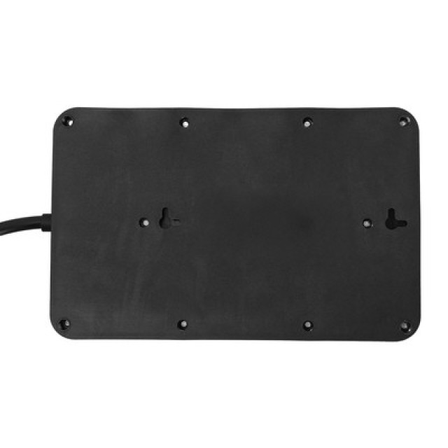 POWERTECH πολύπριζο ασφαλείας PT-1535, 8 θέσεων, με USB & USB-C θύρες, 16A, 1.5m, μαύρο