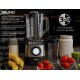 BRUNO Μπλέντερ 3 σε 1 προηγμένων λειτουργιών, BRN-0254, 1500W, 1.8L γυάλινη κανάτα, 6 λεπίδες, inox-μαύρο