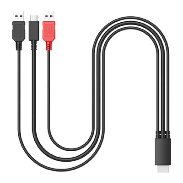 XP-PEN HDMI σε USB-C & 2x USB SPE40 για ταμπλέτα σχεδίασης, 1.5m, μαύρο