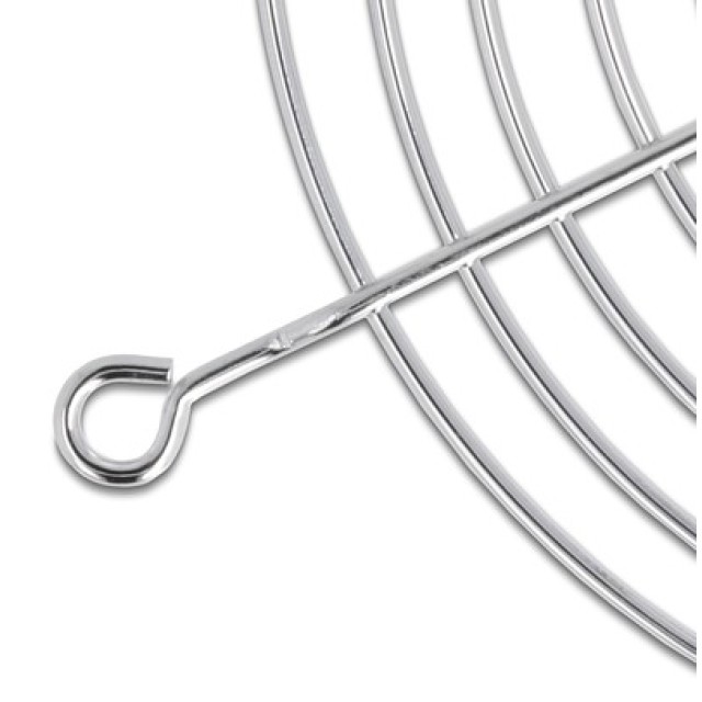 DELOCK σχάρα για 60mm ανεμιστήρα 67305, μεταλλική, ασημί