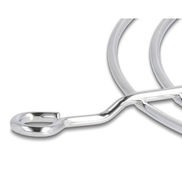 DELOCK σχάρα για 60mm ανεμιστήρα 67305, μεταλλική, ασημί