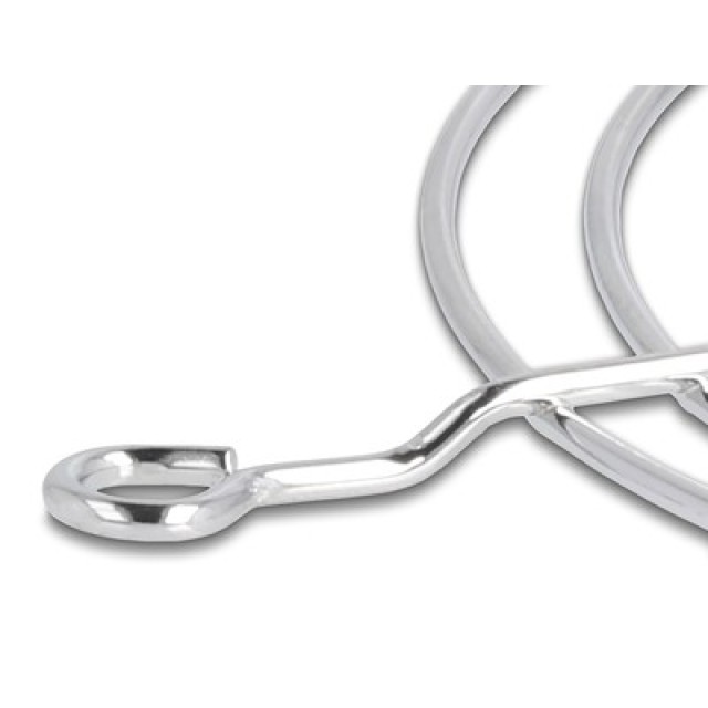 DELOCK σχάρα για 92mm ανεμιστήρα 67307, μεταλλική, ασημί