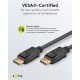 GOOBAY καλώδιο DisplayPort 74777, VESA Certified, 8K/60Hz, 32.4 Gbps, 1m, μαύρο