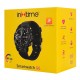 INTIME smartwatch G6 με 2x λουράκια, heart rate, 1.43" AMOLED, GPS, 5ATM, μαύρο
