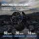 ZEBLAZE smartwatch Vibe 8 με φακό, heart rate, 1.43" AMOLED, 5 ΑΤΜ, MIL-STD-810H, μαύρο