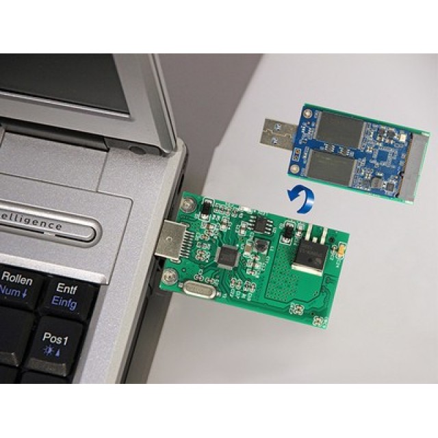 DELOCK αντάπτορας USB σε mSATA 62681, 5Gbps