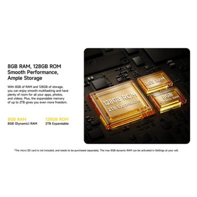 ULEFONE smartphone RugKing 3 Pro, 6.56", 8/128GB, 5700mAh, IP68/IP69K, μαύρο