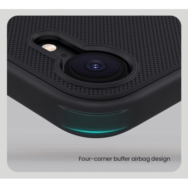 NILLKIN θήκη Super Frosted Shield Pro για Apple iPhone 16e, μαύρη