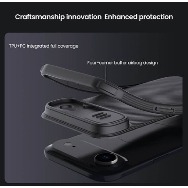 NILLKIN θήκη CamShield Pro για Apple iPhone 17 Air, μαύρη