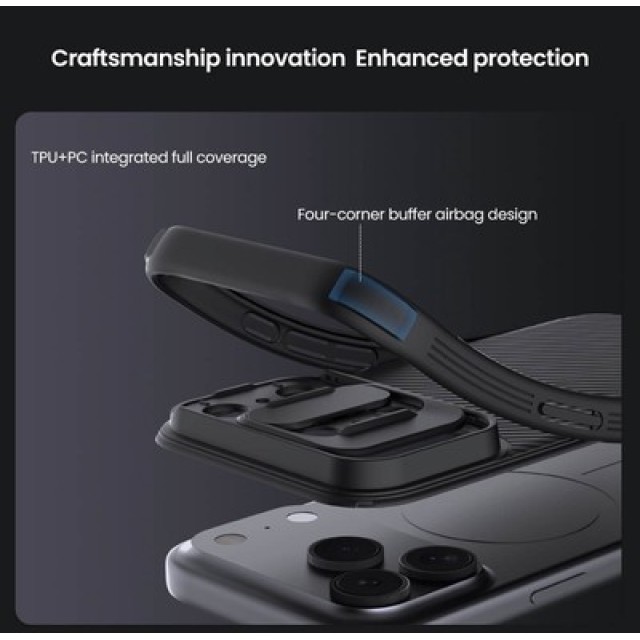 NILLKIN θήκη CamShield Pro για Apple iPhone 17 Pro Max, μαύρη