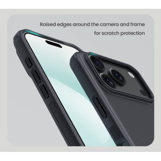 NILLKIN θήκη Super Frosted Shield Pro Magnetic για Apple iPhone 17 Pro, μαύρη