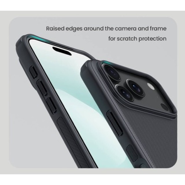 NILLKIN θήκη Super Frosted Shield Pro Magnetic για Apple iPhone 17 Pro Max, μαύρη