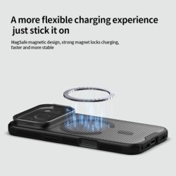 NILLKIN θήκη CamShield Prop Magnetic για Apple iPhone 17 Pro, διάφανη/μαύρη