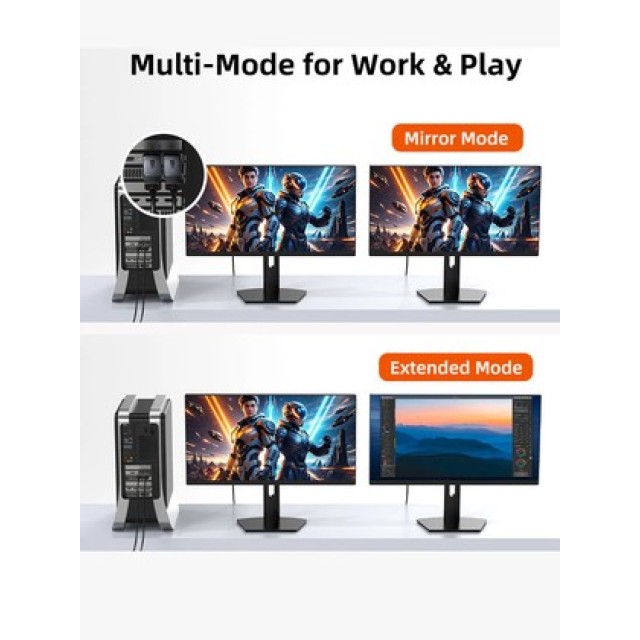 CABLETIME αντάπτορας DisplayPort σε HDMI CT-DMHF4K-AG6, 4K/60Hz, γκρι