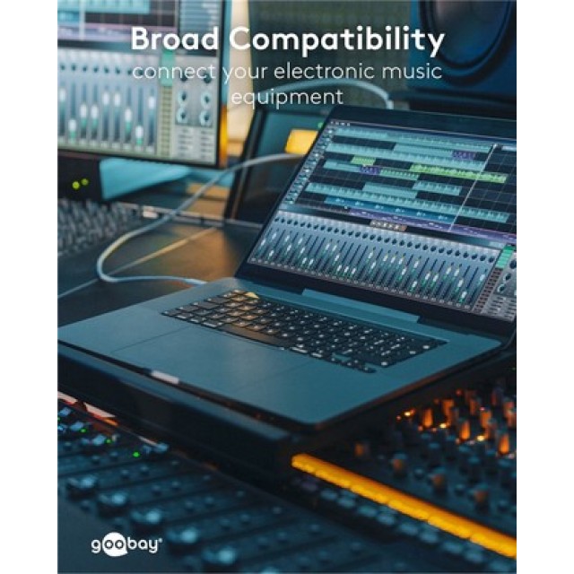 GOOBAY καλώδιο USB 3.0 σε USB Type B 95721, 0.25m, 5Gbps, μαύρο