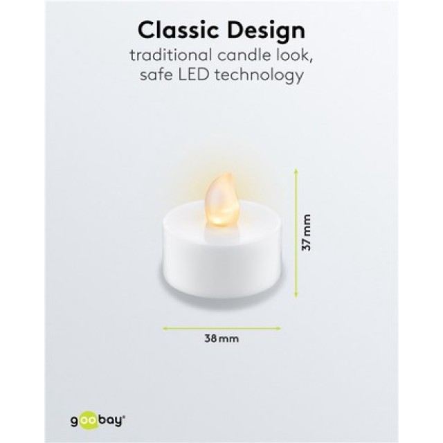 GOOBAY σετ LED φωτιστικά ρεσώ 77752, 2500K, IP20, 4τμχ