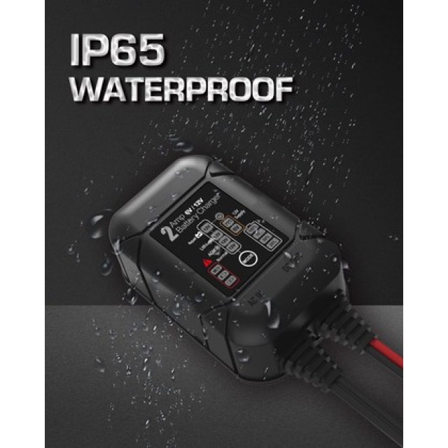 BYGD φορτιστής & συντηρητής μπαταρίας αυτοκινήτου S2000, 6-12V/2A