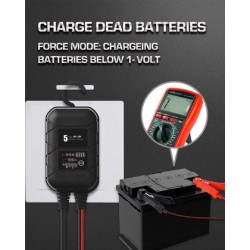 BYGD φορτιστής & συντηρητής μπαταρίας αυτοκινήτου S5000, 6V/2A 12V/5A